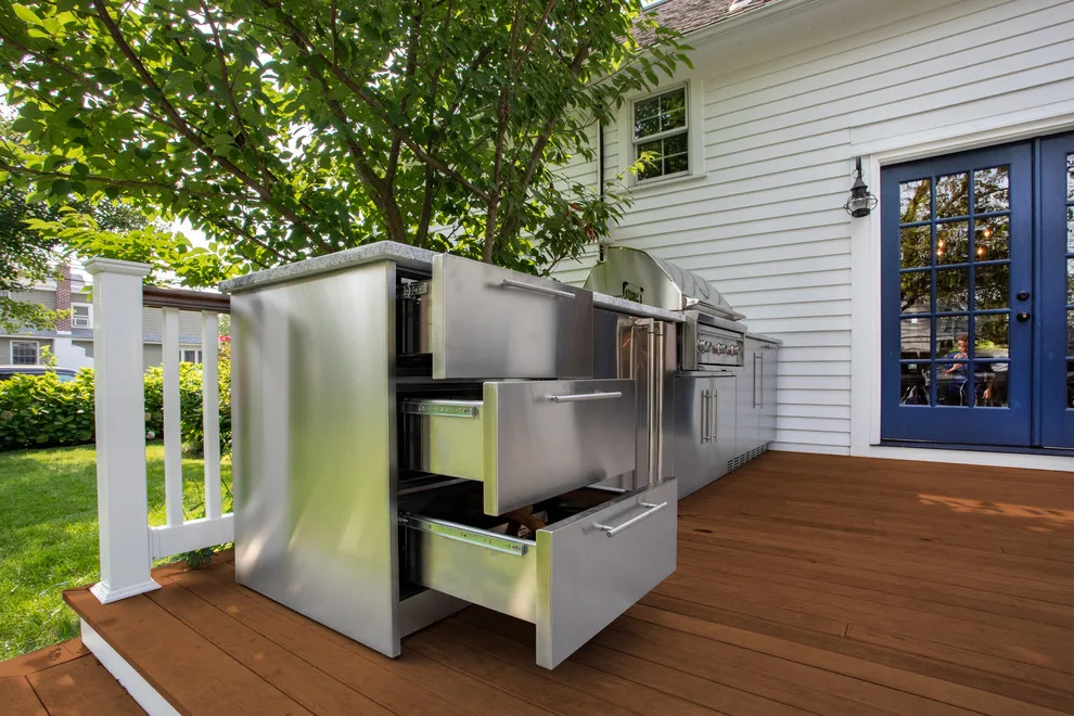 Simple Outdoor Cooking Space by Baine Contracting, Inc. - Photo 4