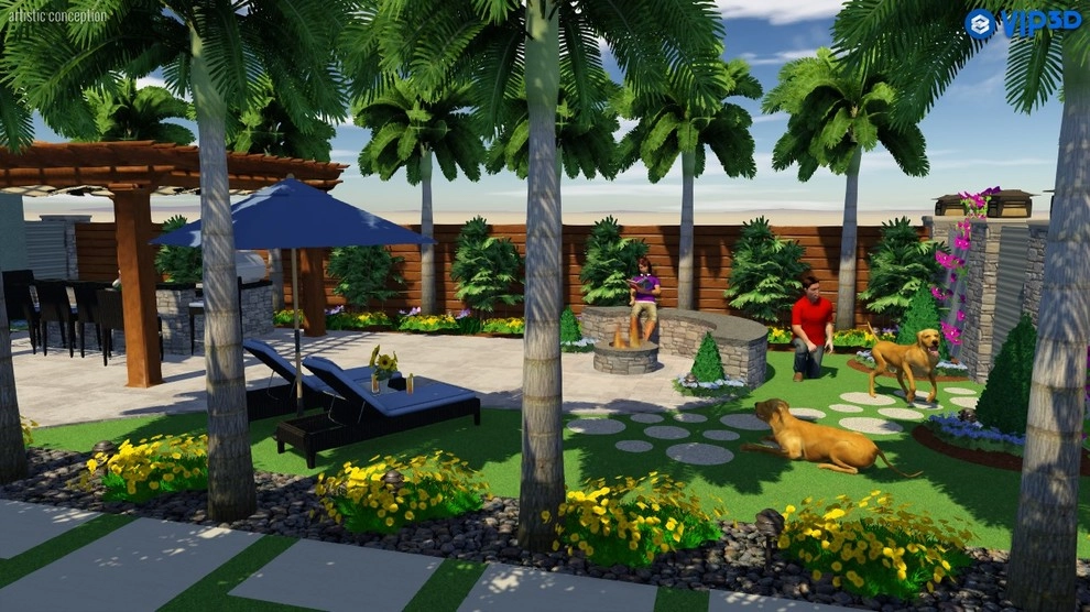 Outdoor Kitchen and Driveway by Amazing Outdoors Miami - Photo 8