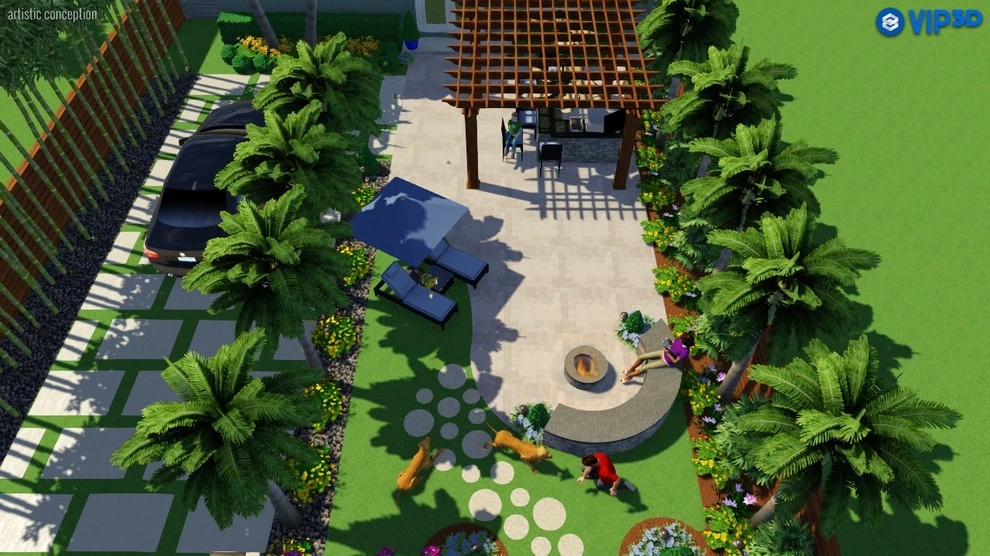 Outdoor Kitchen and Driveway by Amazing Outdoors Miami - Photo 15