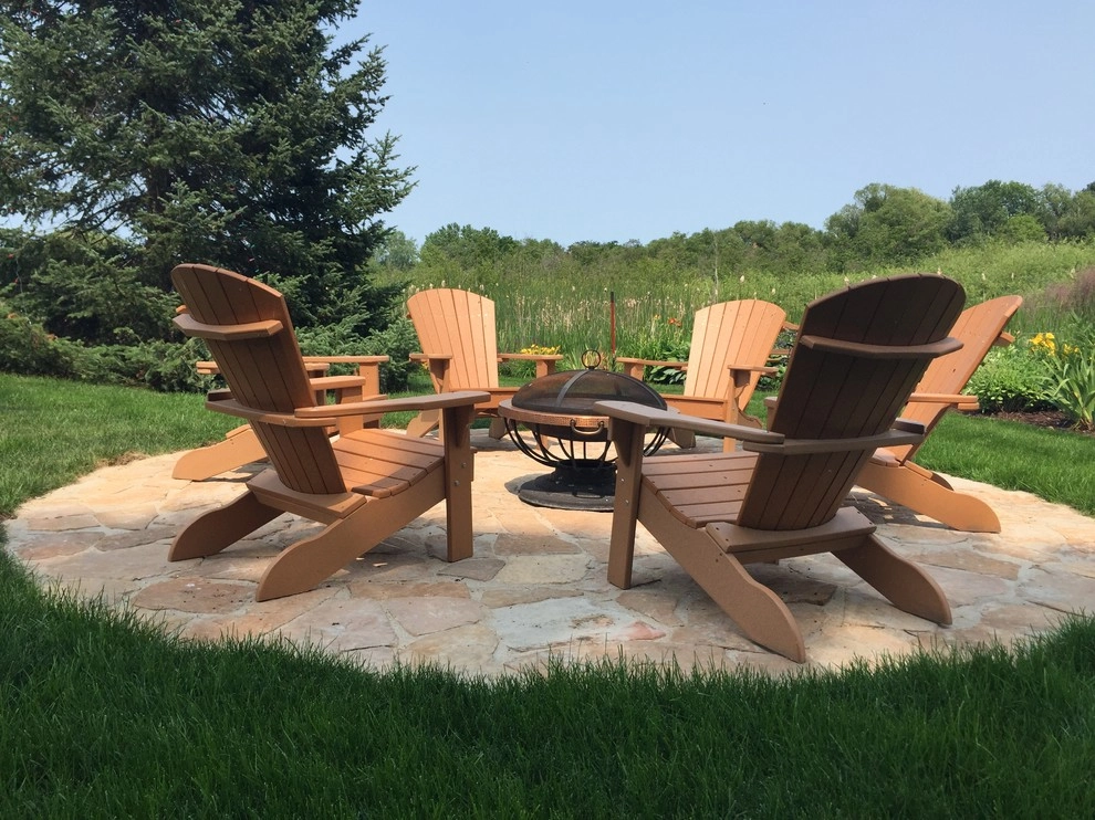Flagstone Fire Pit Patio by Landscape Architecture, LLC - Photo 3