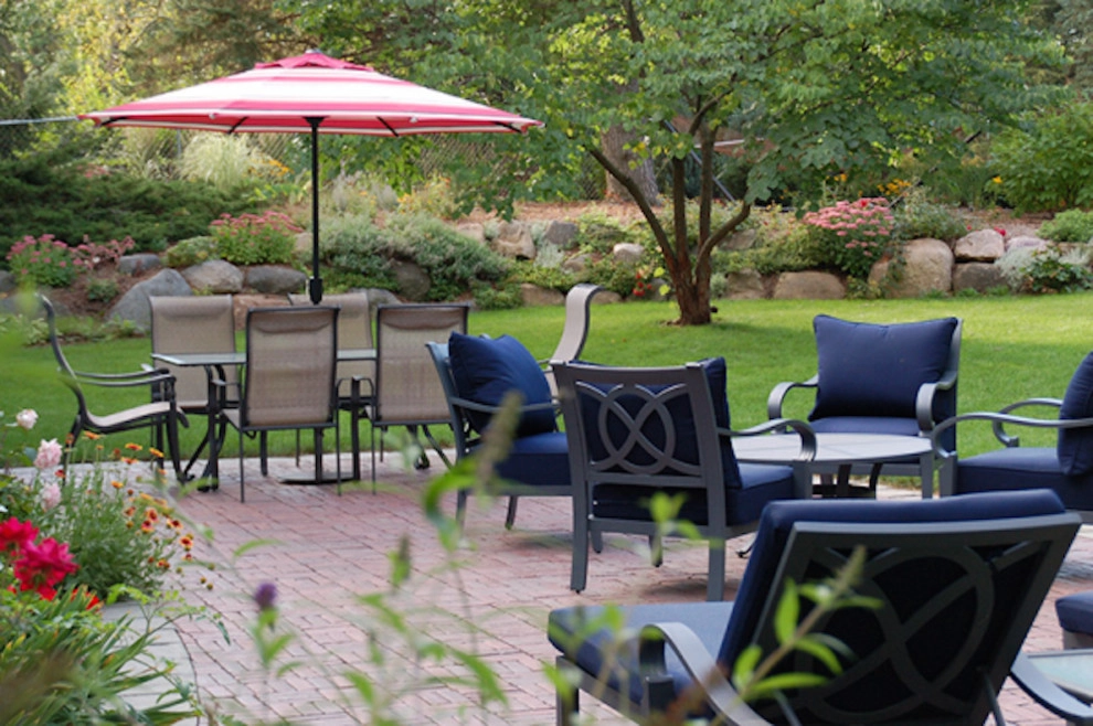 English Garden Patio by Landscape Architecture, LLC - Photo 2
