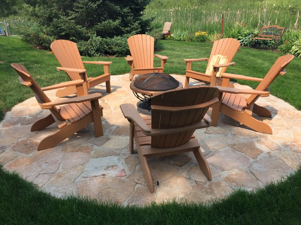 Flagstone Fire Pit Patio by Landscape Architecture, LLC - Photo 2