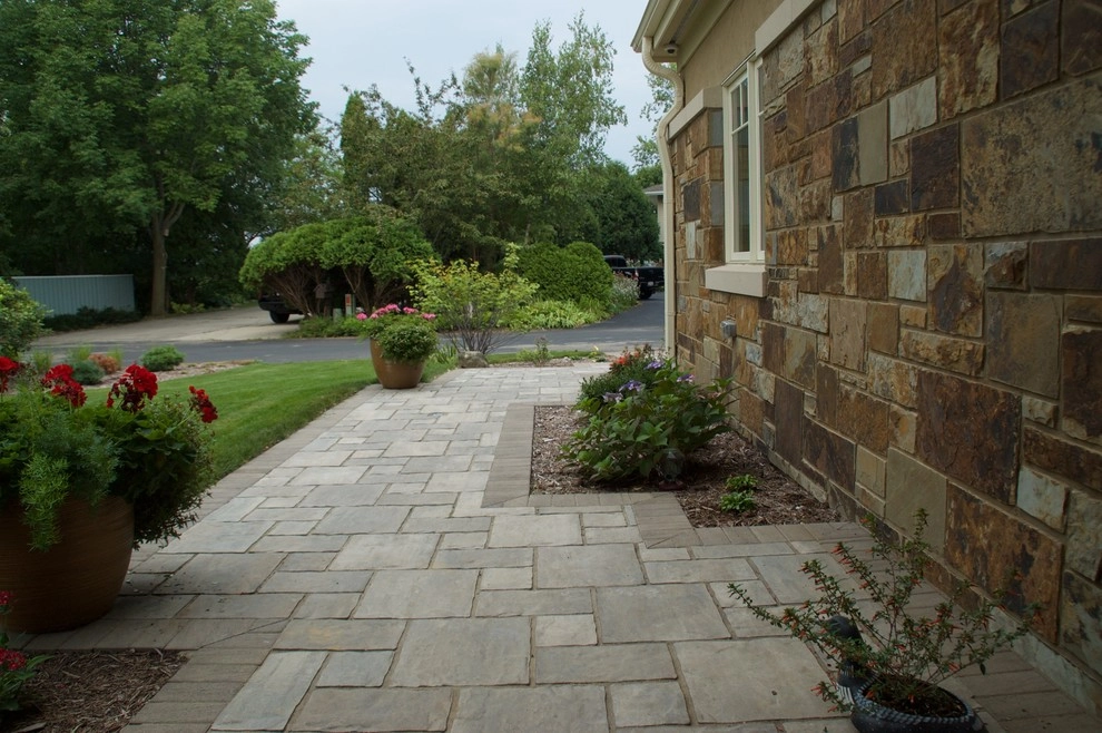 Complimentary Driveway, Front Walk and Landscaping by Landscape Architecture, LLC - Photo 4