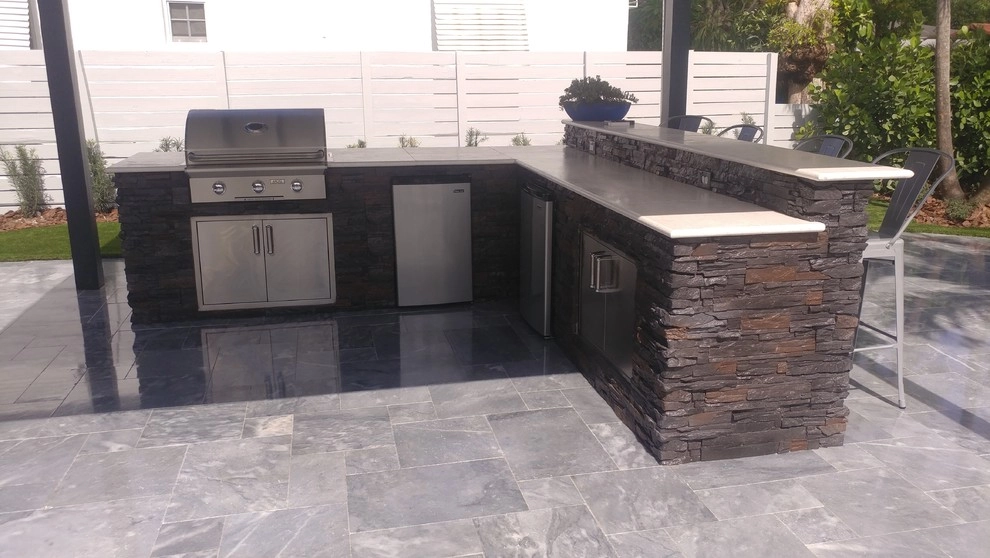 Outdoor Kitchen and Driveway by Amazing Outdoors Miami - Photo 3