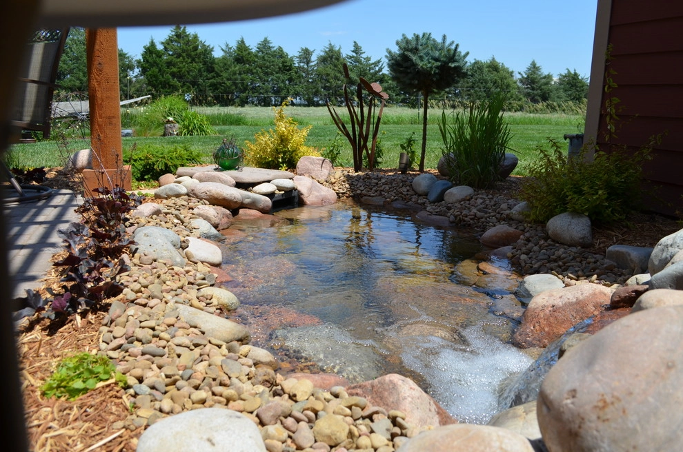 Lindsborg, KS Pergola and Pond project by Landscape Consultants LLC - Photo 2