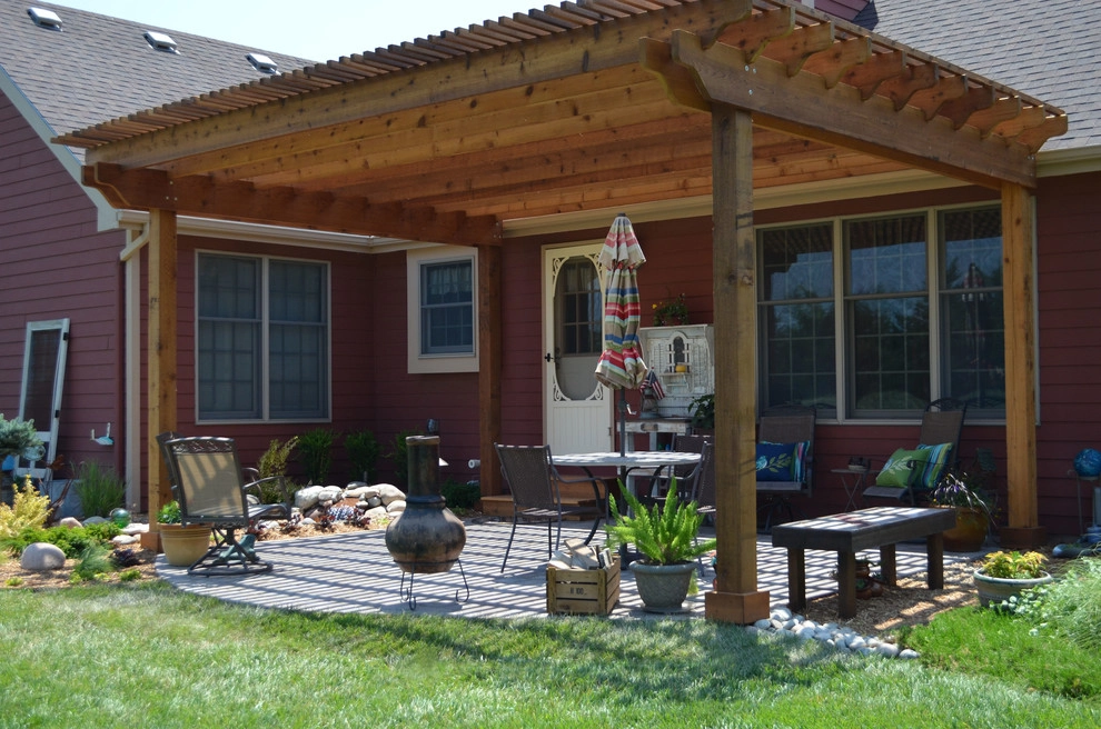 Lindsborg, KS Pergola and Pond project by Landscape Consultants LLC - Photo 4