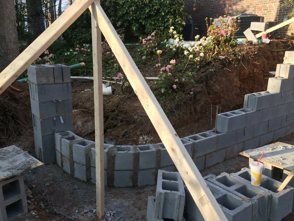 Augusta Road Wall Backyard Sod Irrigation by Landscape Perceptions - Photo 3