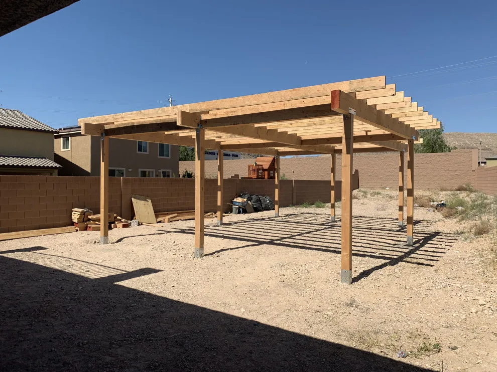 Outdoor Patio Pergola Area by GVS Design & Build - Photo 5
