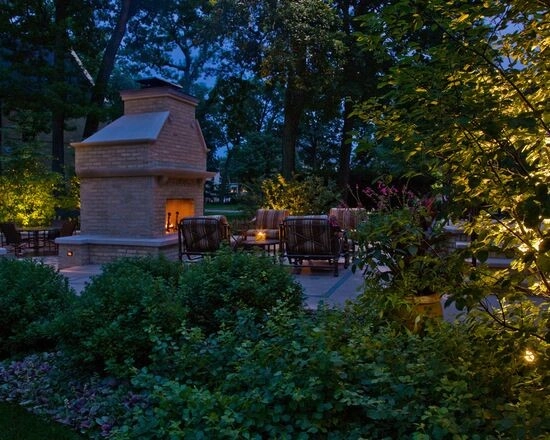 Romanesque-style Terrace w/Double Hearth Fireplace by LandServe, LLC..."Landscapes For Life - Photo 6