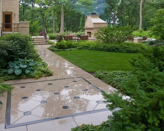 Romanesque-style Terrace w/Double Hearth Fireplace by LandServe, LLC..."Landscapes For Life - Photo 5