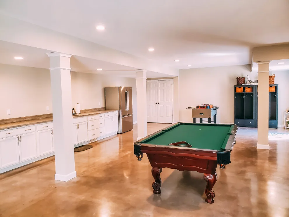 Refined Concrete Basement Renovation by Stockell Custom Homes & Construction - Photo 4
