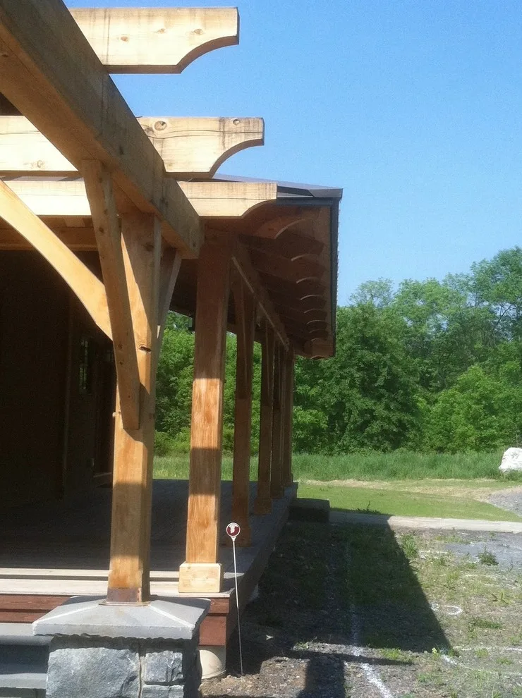 Timber Frame Residence by Ingrained Woodworking, Inc. - Photo 10