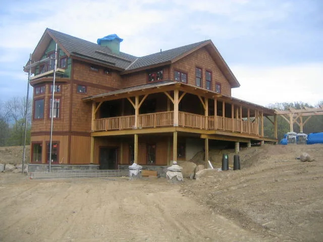 Timber Frame Residence by Ingrained Woodworking, Inc. - Photo 5