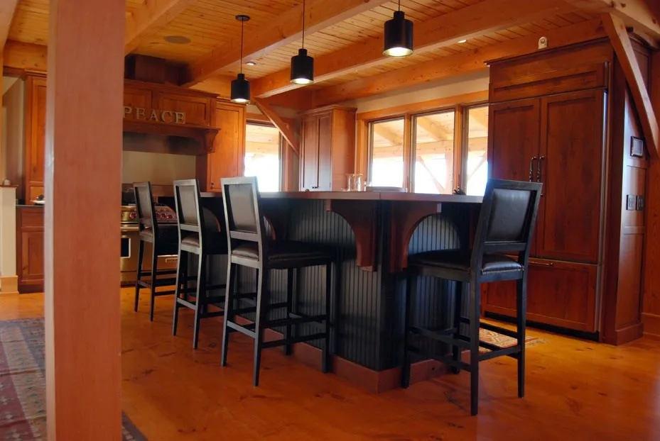 Timber Frame Residence by Ingrained Woodworking, Inc. - Photo 9