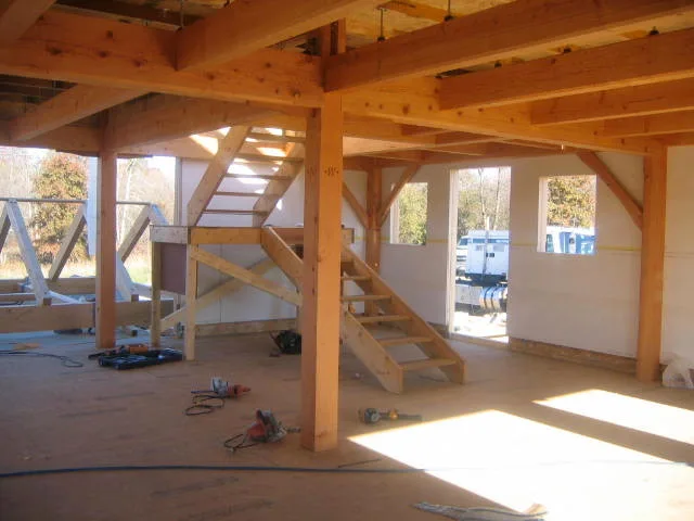 Timber Frame Residence by Ingrained Woodworking, Inc. - Photo 8