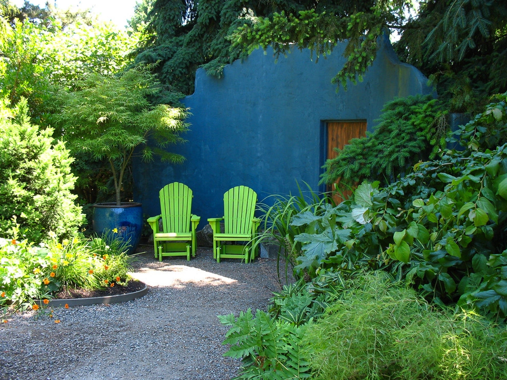 Colored walls in the garden by Le Jardinet - Photo 4