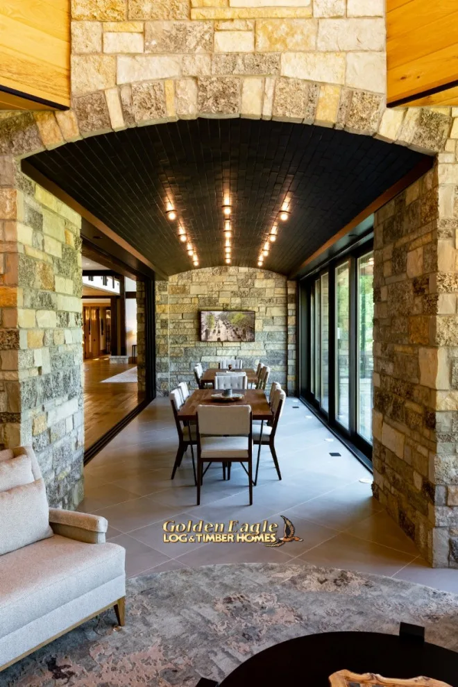 Elegant Meeting Spaces by Golden Eagle Log & Timber Homes - Photo 51