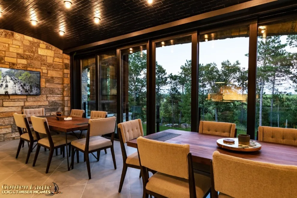 Elegant Meeting Spaces by Golden Eagle Log & Timber Homes - Photo 60