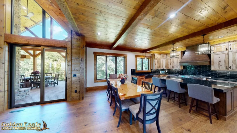 Elegant Meeting Spaces by Golden Eagle Log & Timber Homes - Photo 9
