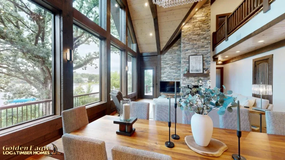 Elegant Meeting Spaces by Golden Eagle Log & Timber Homes - Photo 65