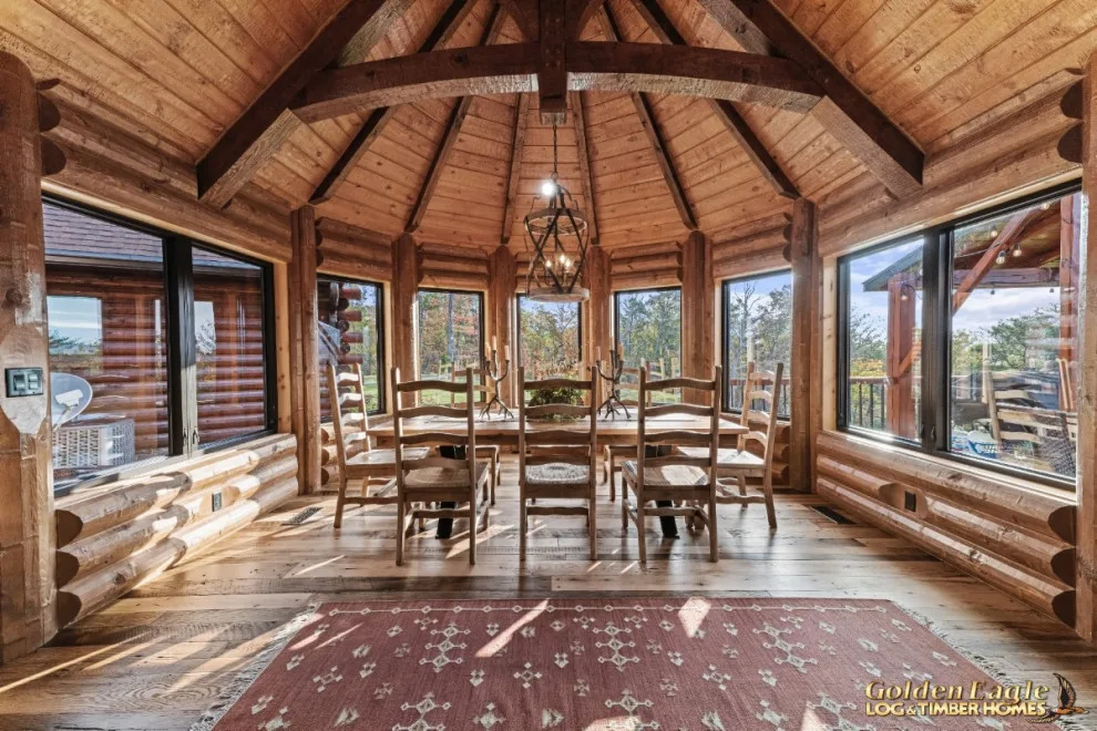 Elegant Meeting Spaces by Golden Eagle Log & Timber Homes - Photo 22