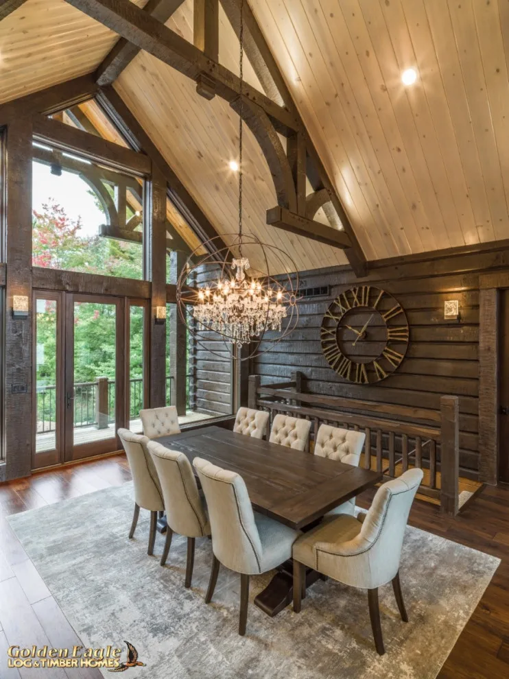 Elegant Meeting Spaces by Golden Eagle Log & Timber Homes - Photo 175