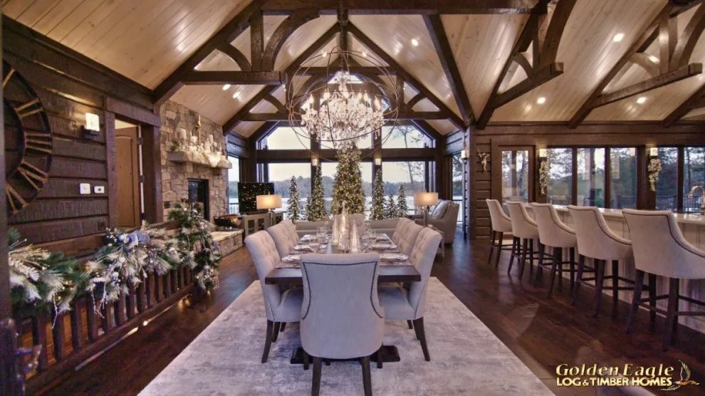 Elegant Meeting Spaces by Golden Eagle Log & Timber Homes - Photo 131