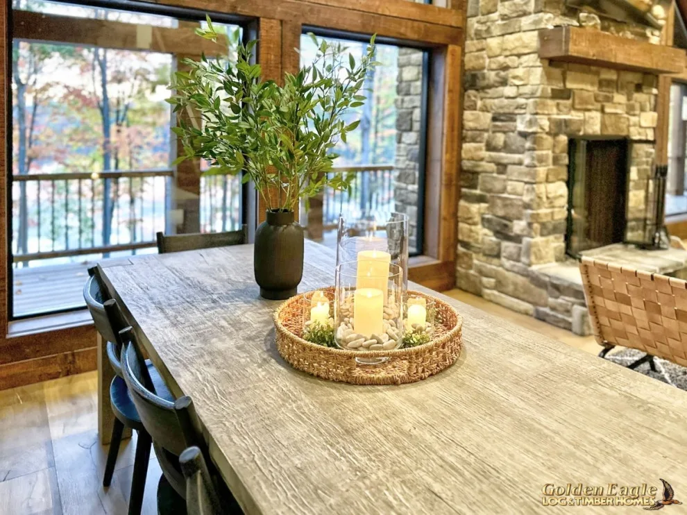 Elegant Meeting Spaces by Golden Eagle Log & Timber Homes - Photo 179