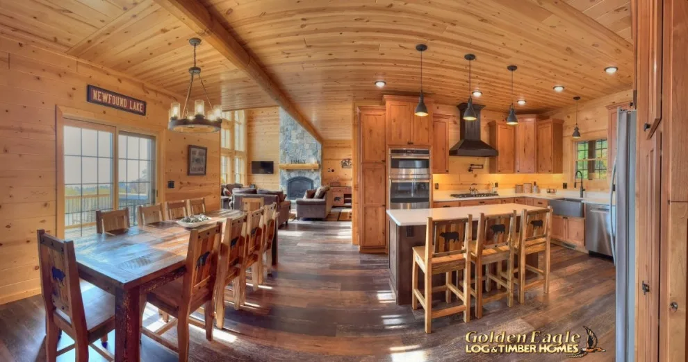 Elegant Meeting Spaces by Golden Eagle Log & Timber Homes - Photo 118