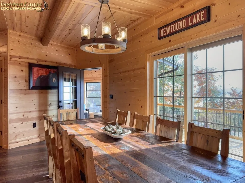 Elegant Meeting Spaces by Golden Eagle Log & Timber Homes - Photo 217