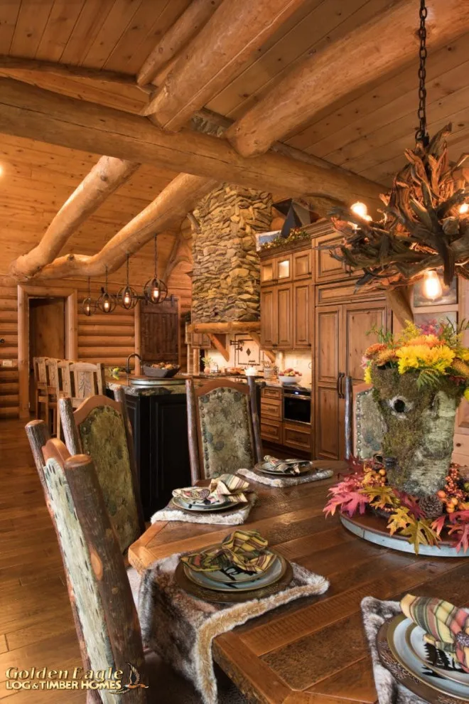 Elegant Meeting Spaces by Golden Eagle Log & Timber Homes - Photo 31