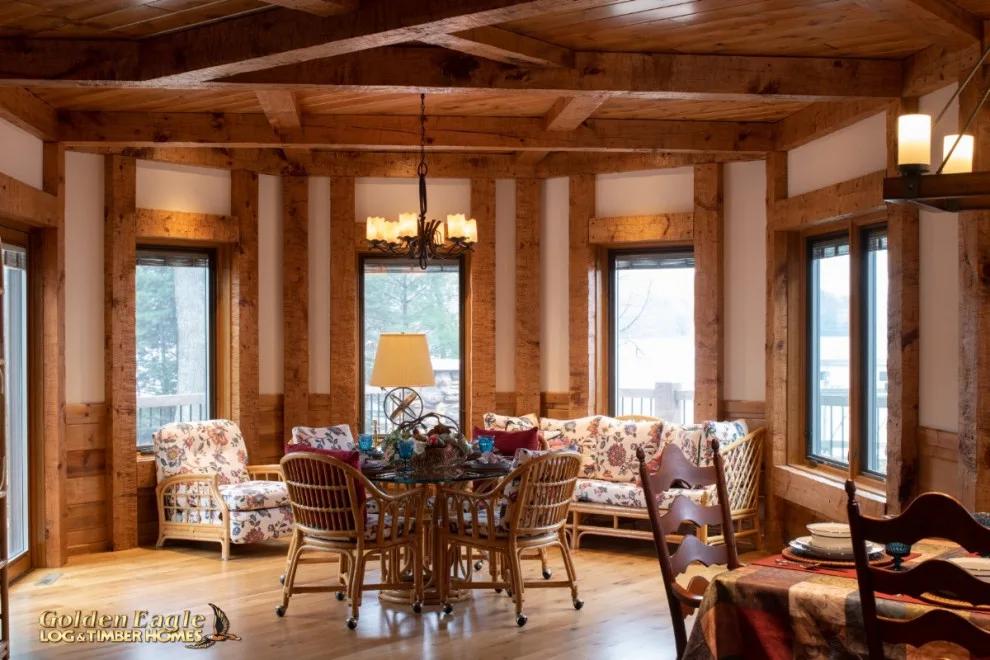 Elegant Meeting Spaces by Golden Eagle Log & Timber Homes - Photo 228