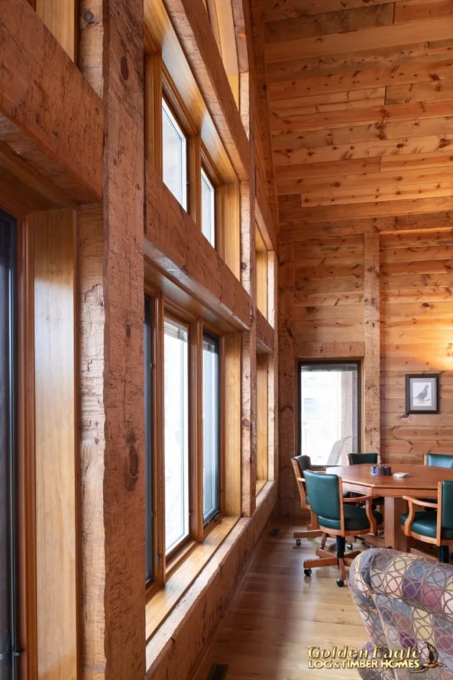Elegant Meeting Spaces by Golden Eagle Log & Timber Homes - Photo 49