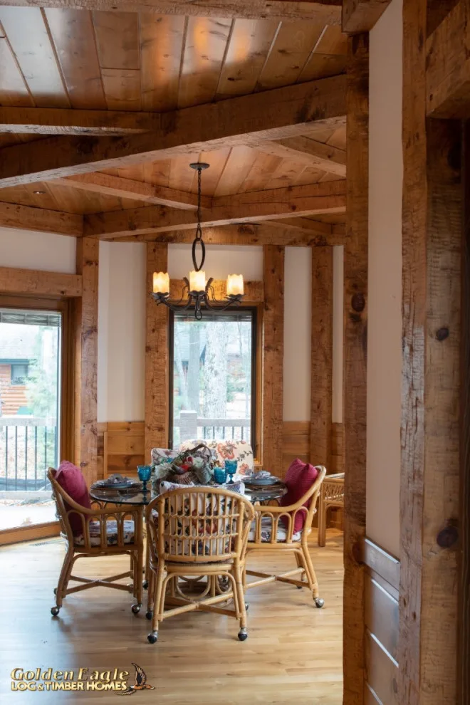 Elegant Meeting Spaces by Golden Eagle Log & Timber Homes - Photo 224