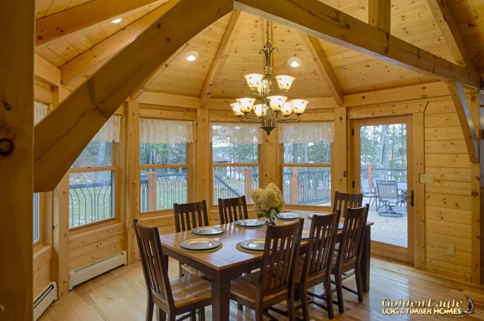 Elegant Meeting Spaces by Golden Eagle Log & Timber Homes - Photo 77