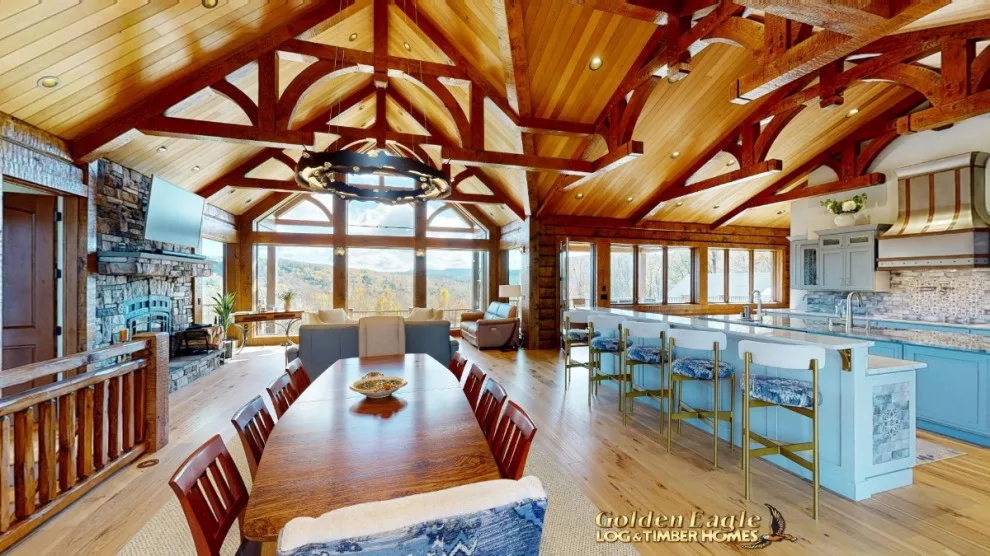 Elegant Meeting Spaces by Golden Eagle Log & Timber Homes - Photo 50