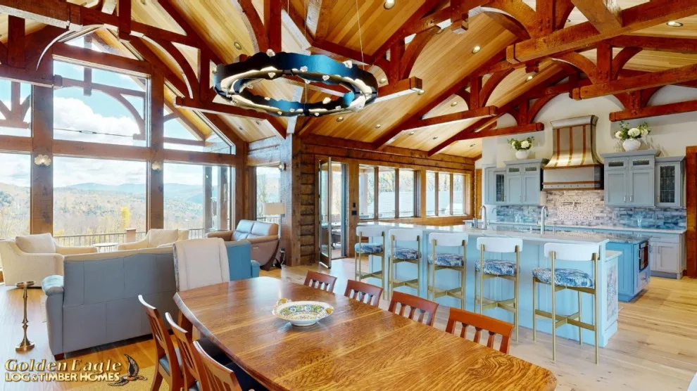 Elegant Meeting Spaces by Golden Eagle Log & Timber Homes - Photo 42