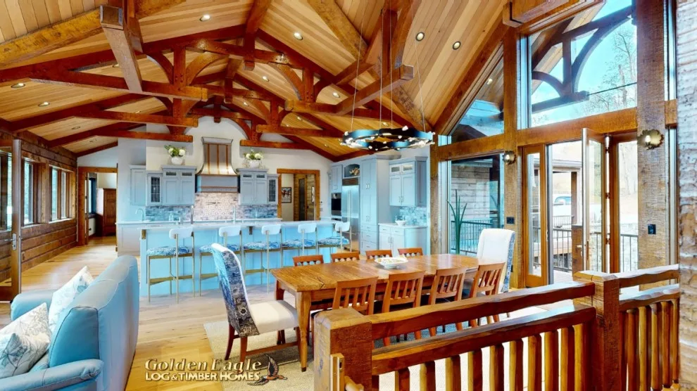 Elegant Meeting Spaces by Golden Eagle Log & Timber Homes - Photo 165