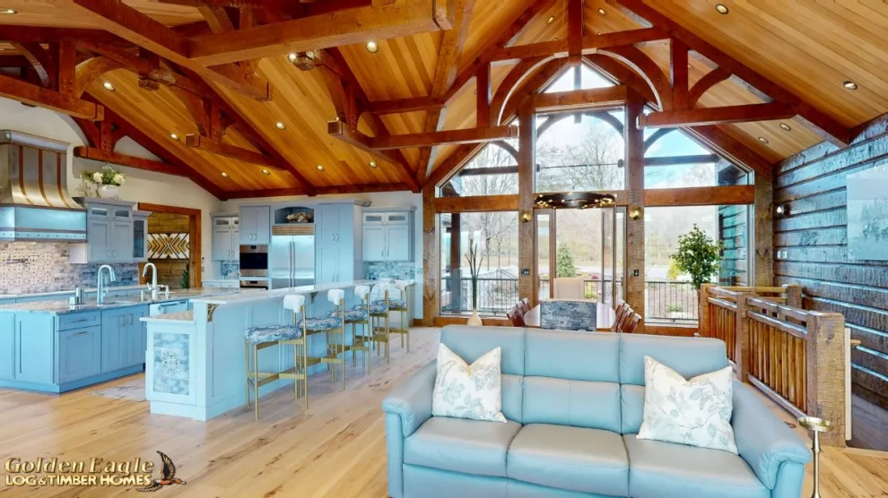 Elegant Meeting Spaces by Golden Eagle Log & Timber Homes - Photo 3