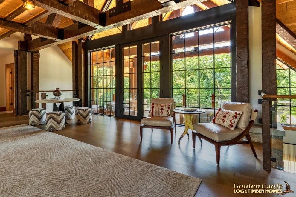 Elegant Meeting Spaces by Golden Eagle Log & Timber Homes - Photo 24