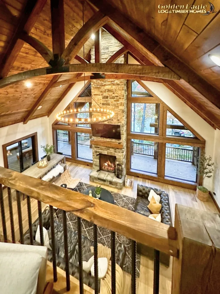 Elegant Meeting Spaces by Golden Eagle Log & Timber Homes - Photo 97