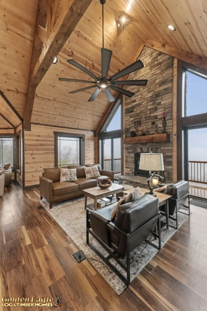 Elegant Meeting Spaces by Golden Eagle Log & Timber Homes - Photo 117