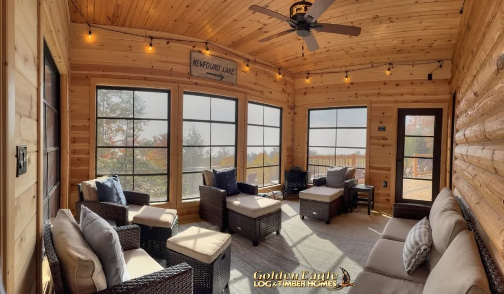 Elegant Meeting Spaces by Golden Eagle Log & Timber Homes - Photo 150