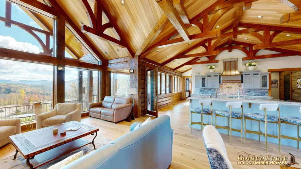 Elegant Meeting Spaces by Golden Eagle Log & Timber Homes - Photo 105
