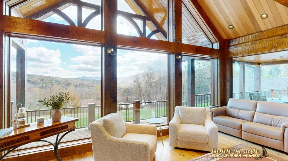 Elegant Meeting Spaces by Golden Eagle Log & Timber Homes - Photo 93