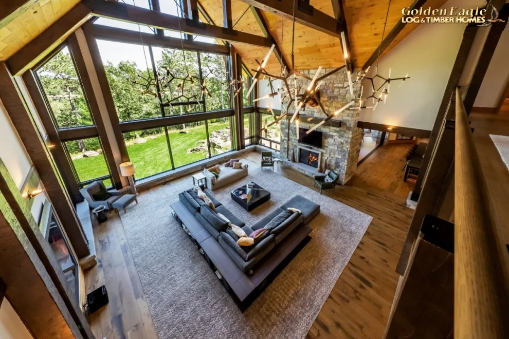 Elegant Meeting Spaces by Golden Eagle Log & Timber Homes - Photo 144