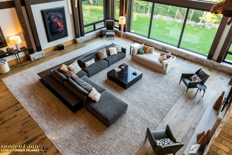 Elegant Meeting Spaces by Golden Eagle Log & Timber Homes - Photo 156