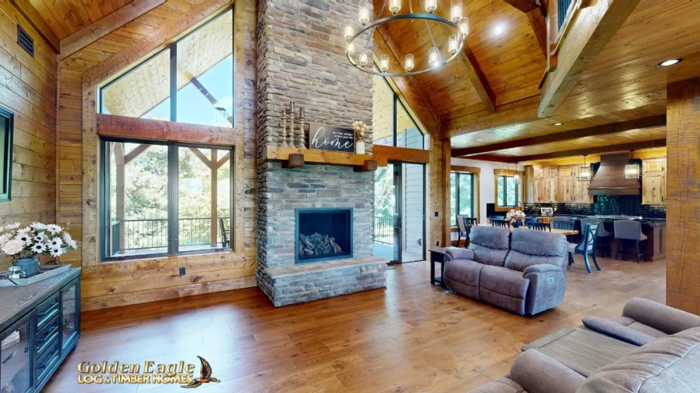 Elegant Meeting Spaces by Golden Eagle Log & Timber Homes - Photo 207