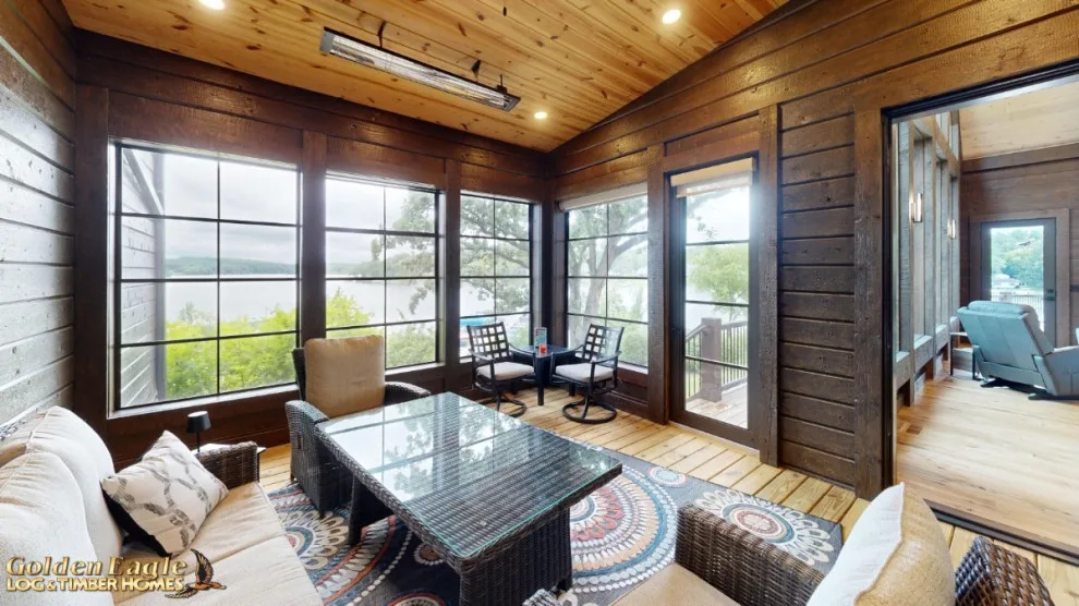 Elegant Meeting Spaces by Golden Eagle Log & Timber Homes - Photo 111