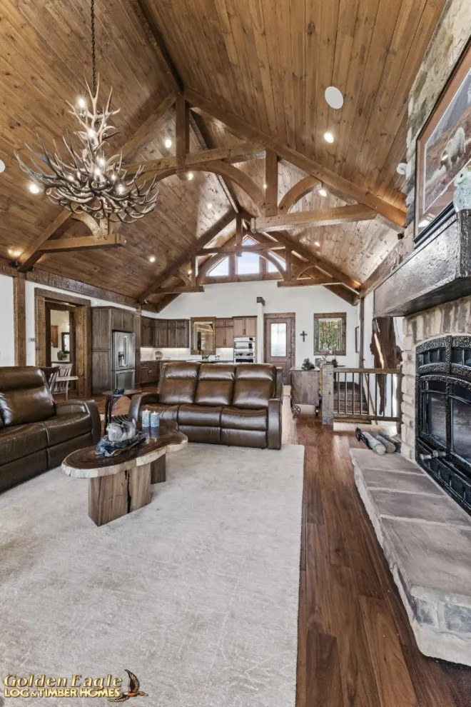 Elegant Meeting Spaces by Golden Eagle Log & Timber Homes - Photo 102